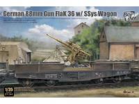 German 88mm Gun FlaK 36 with SSys Wagon (Vista 9)