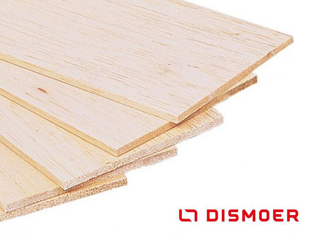 Madera de balsa 100 x 1000 x 3 mm (Vista 1)