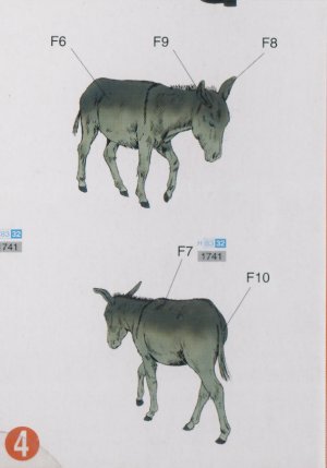 Paracaidistas Alemanes con burros  (Vista 5)