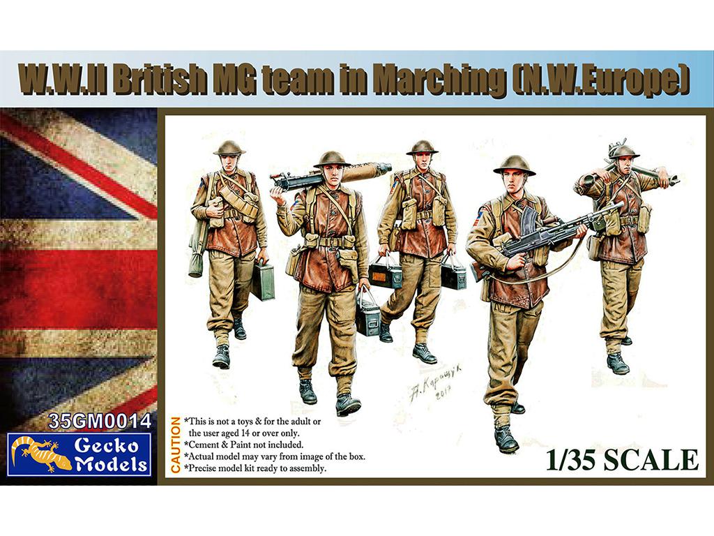 British MG Team In Marching (N.W. Europe) (Vista 1)