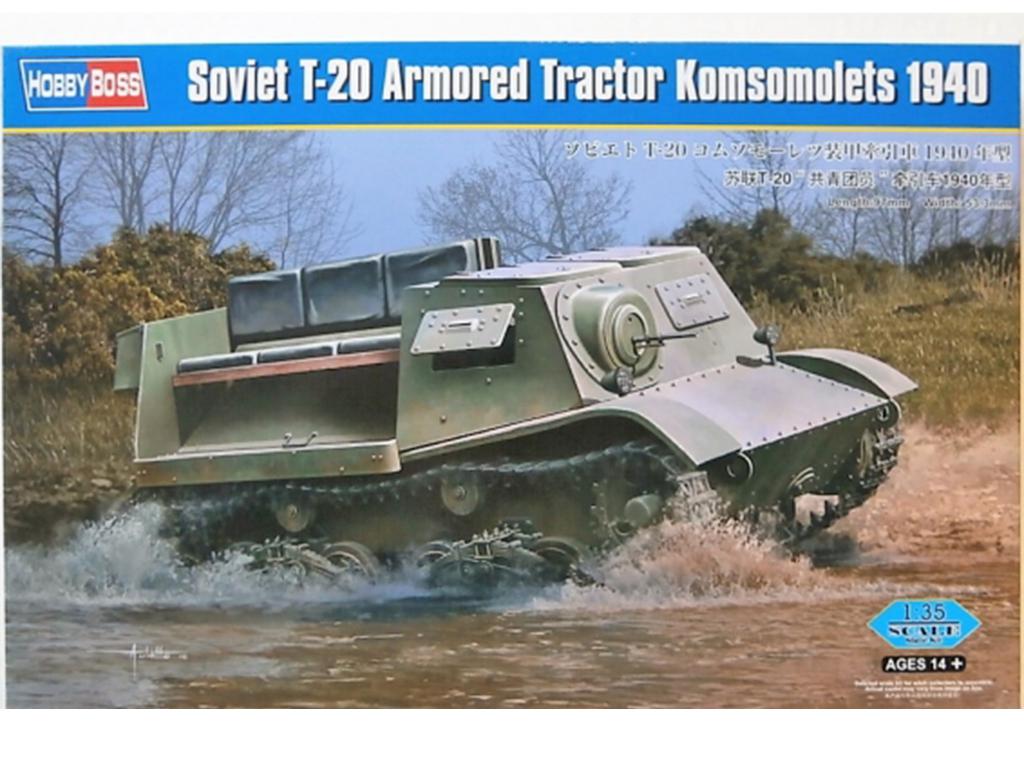 Soviet T-20 Armored Tractor Komsomolets 1940 (Vista 1)