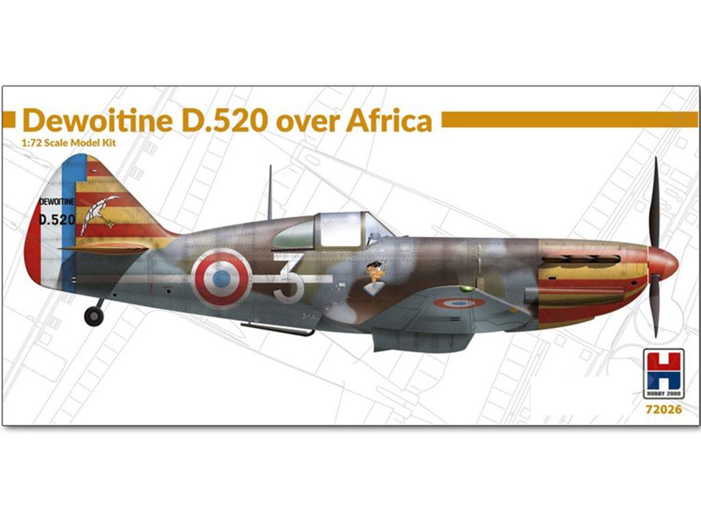 Dewoitine D.520 over Africa (Vista 1)