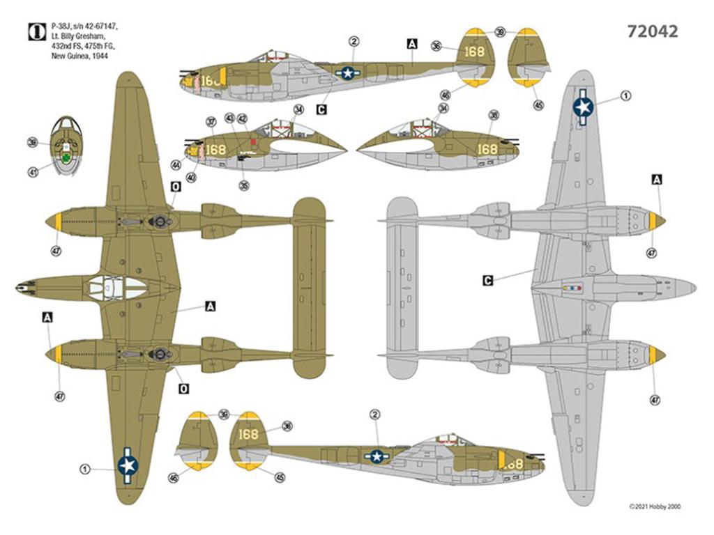 P-38J Lightning - Pacific 1944 (Vista 3)