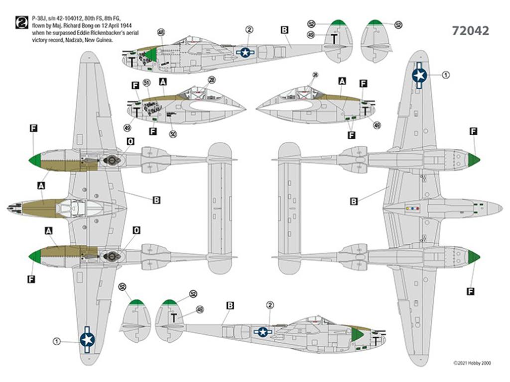 P-38J Lightning - Pacific 1944 (Vista 4)