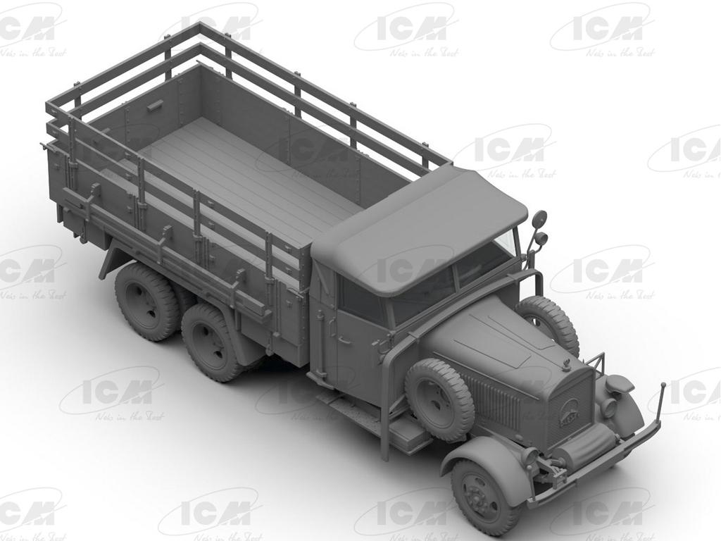 Typ LG3000, WWII German Army Truck (Vista 2)