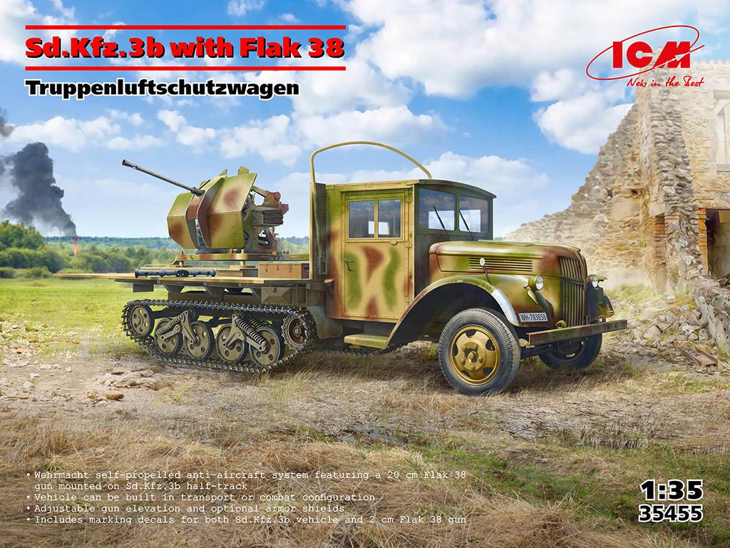 Sd.Kfz.3b with Flak 38 Truppenluftschutzwagen (Vista 1)