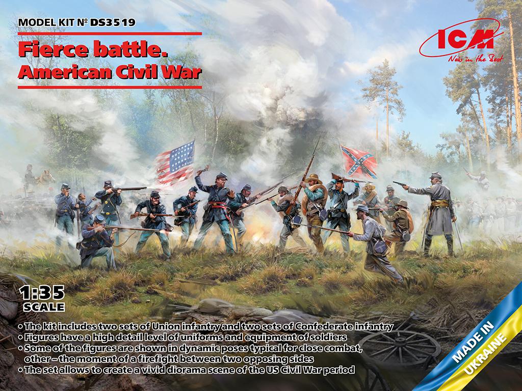 Fierce battle. American Civil War (Vista 1)