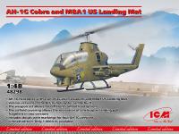 AH-1G Cobra and M8A1 US Landing Mat (Vista 3)