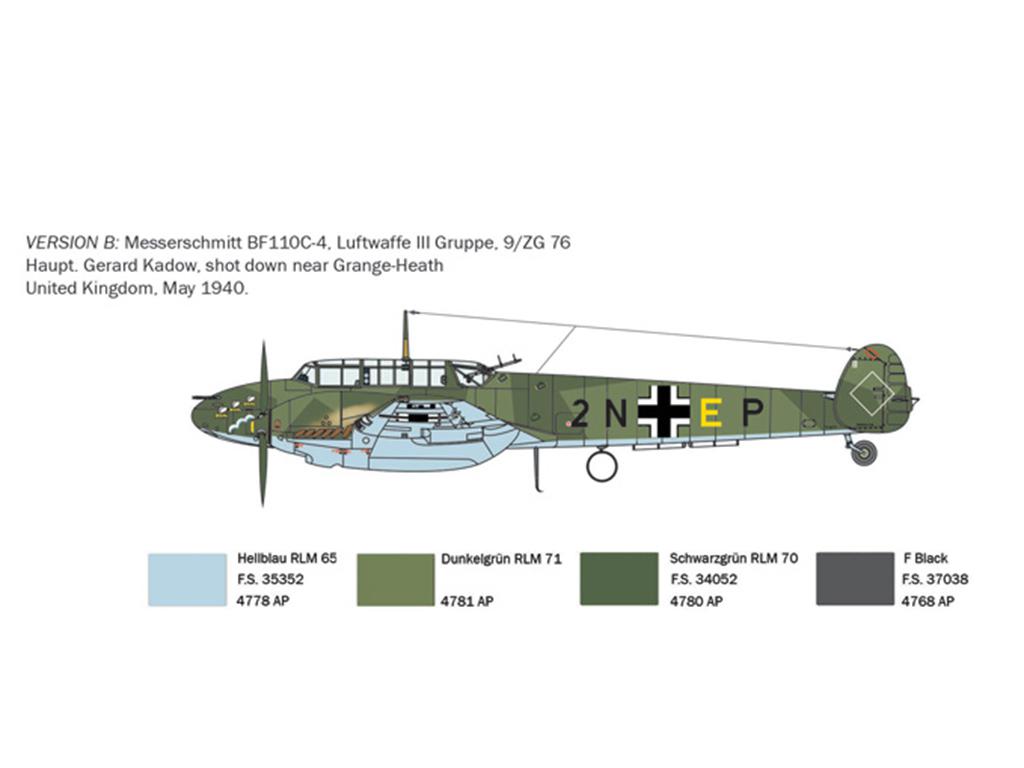 Bf 110 C Zerstorer (Vista 4)