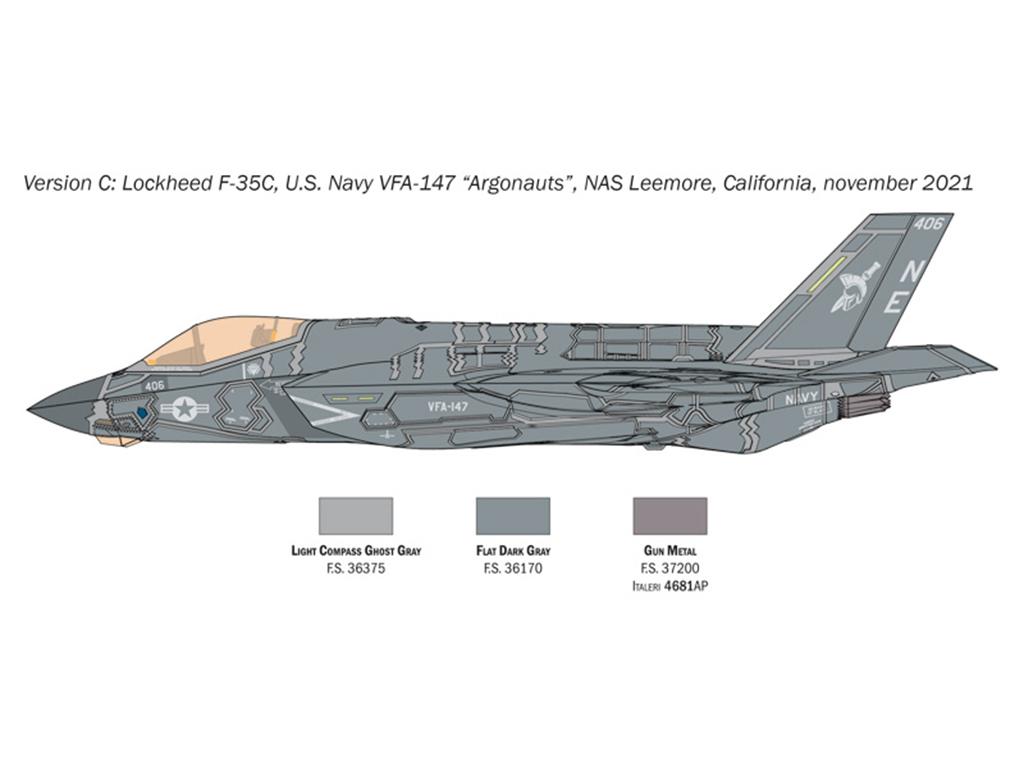 F-35C Lightning II ''CATOBAR version'' (Vista 6)