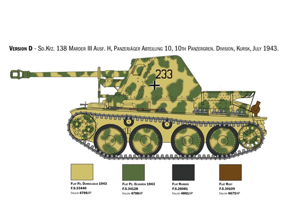 Marder III Ausf. H Sd. Kfz.138 (Vista 2)