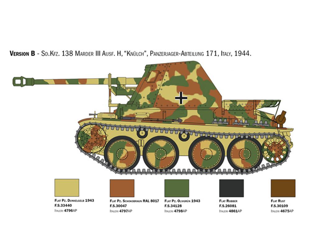 Marder III Ausf. H Sd. Kfz.138 (Vista 5)