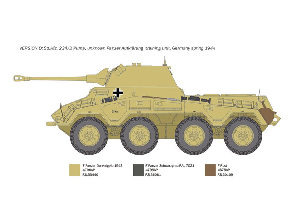 Sd.Kfz. 234/2 Puma (Vista 6)