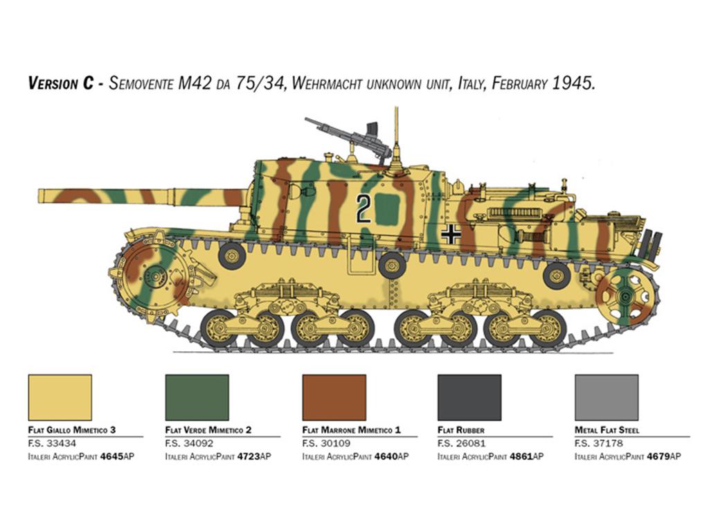 Semovente da 105 25 чертеж