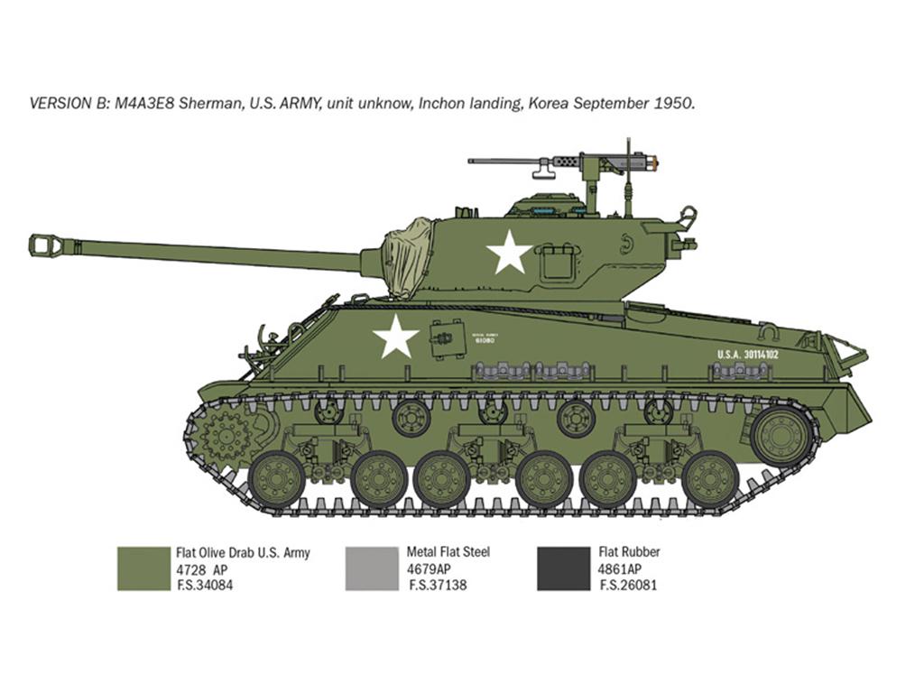 Sherman M4A3E8 - Korean War (Vista 5)