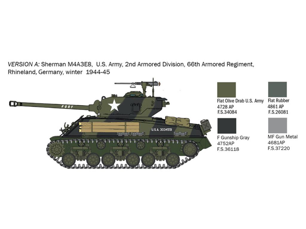 M4A3E8 Sherman Fury (Vista 3)