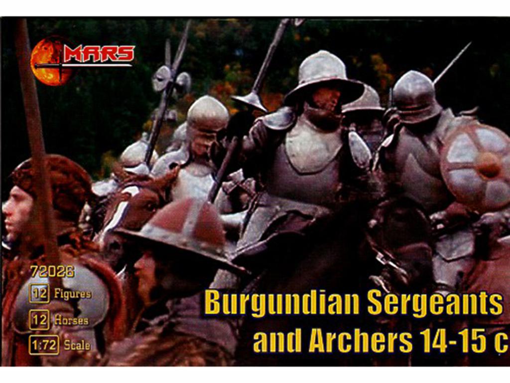 Sargentos y arqueros Borgoñones 14-15c (Vista 1)