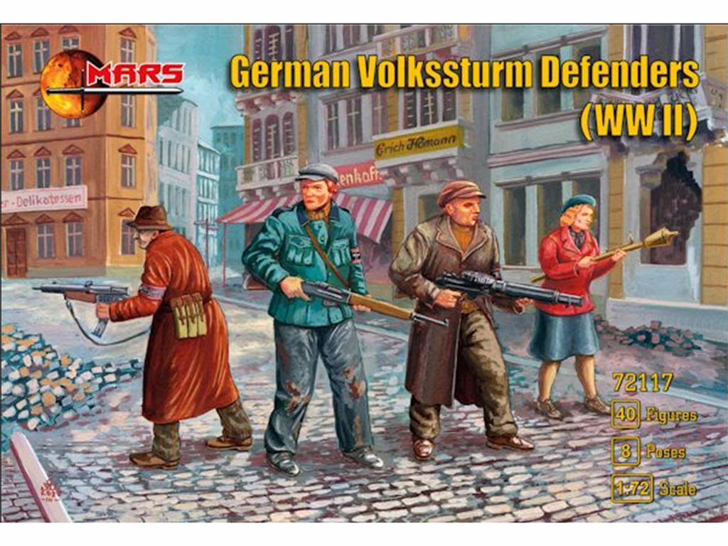 Defensores del Volkssturm Alemán (Vista 1)