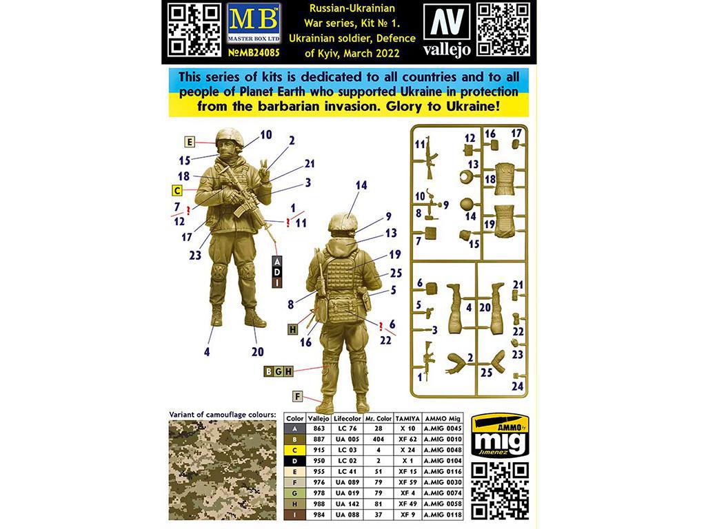 Soldado Ucraniano , defensa de Kiev (Vista 2)