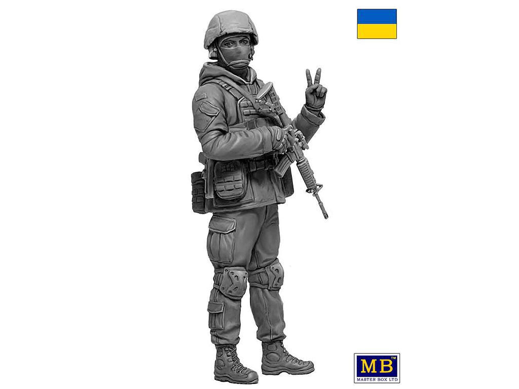 Soldado Ucraniano , defensa de Kiev (Vista 3)