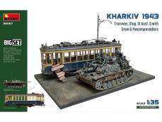 Kharkiv 1943: Tram & Stug. III Ausf. G w/Crew. - Ref.: MIAR-36067