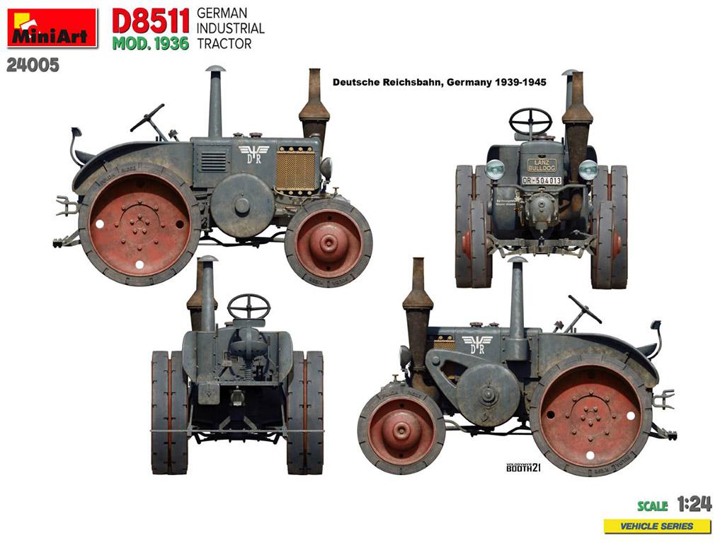 German Industrial Tractor D8511 Mod 1936 (Vista 2)