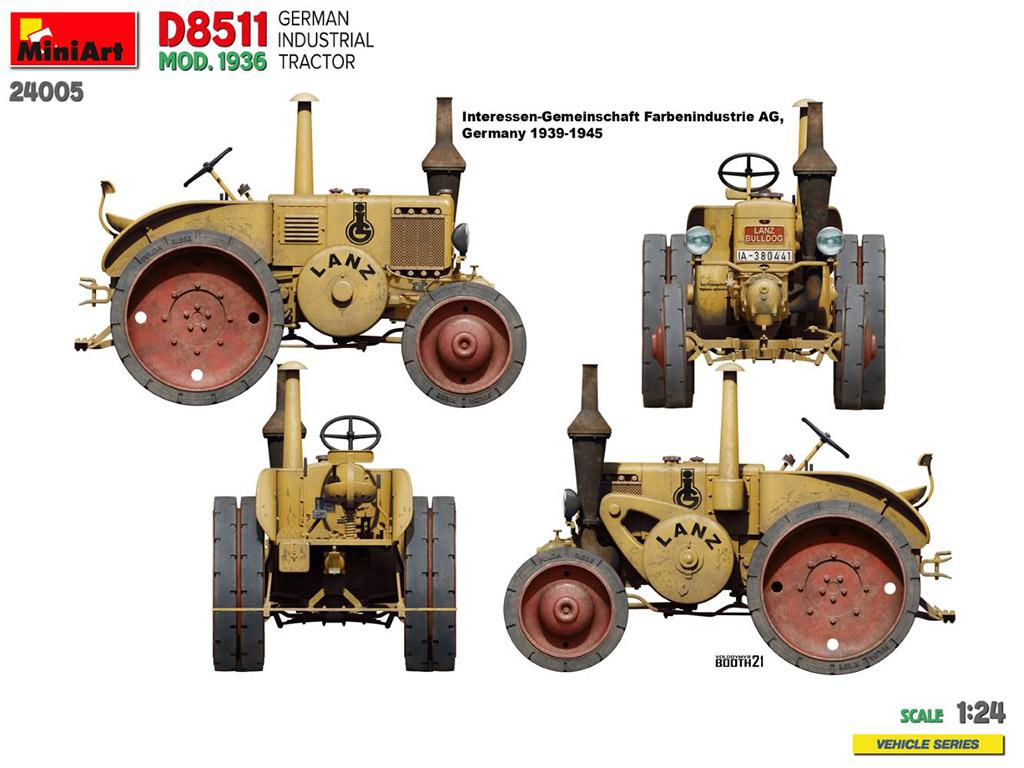 German Industrial Tractor D8511 Mod 1936 (Vista 3)