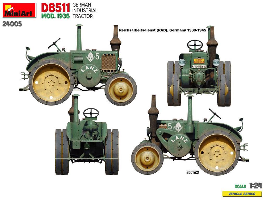 German Industrial Tractor D8511 Mod 1936 (Vista 4)