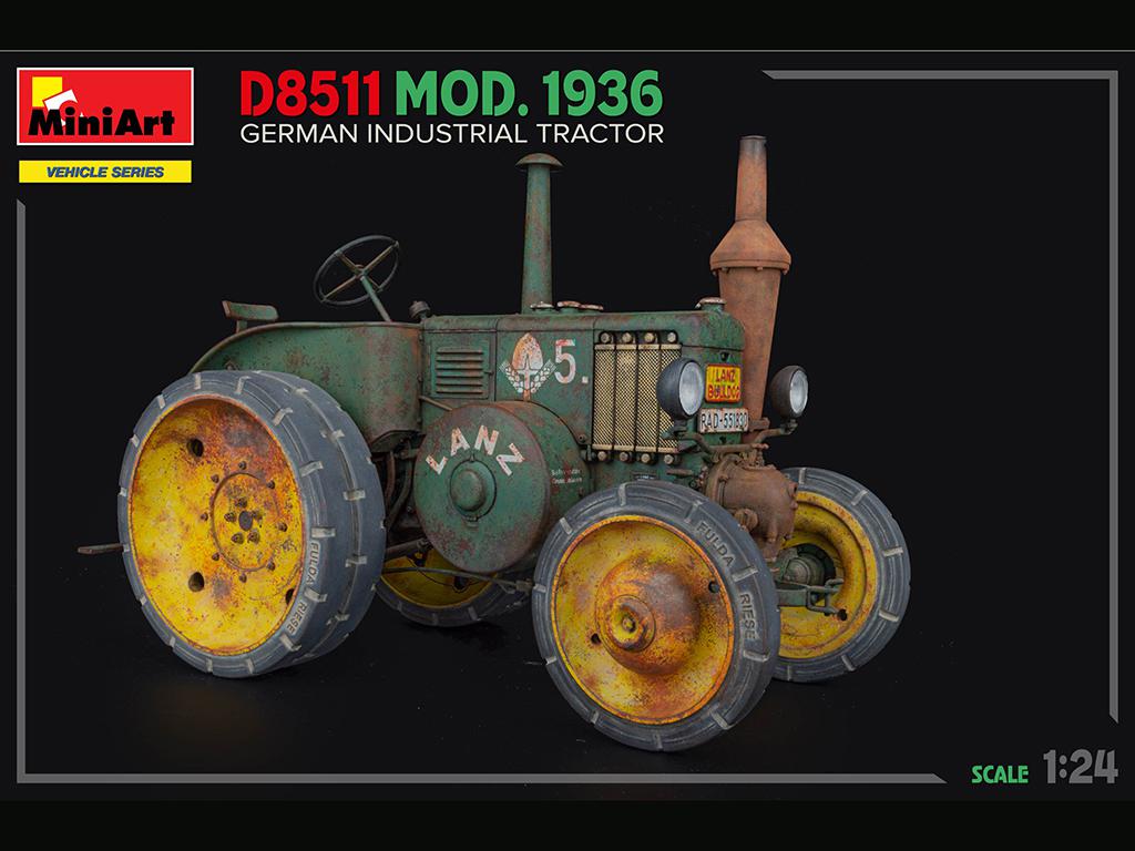 German Industrial Tractor D8511 Mod 1936 (Vista 7)