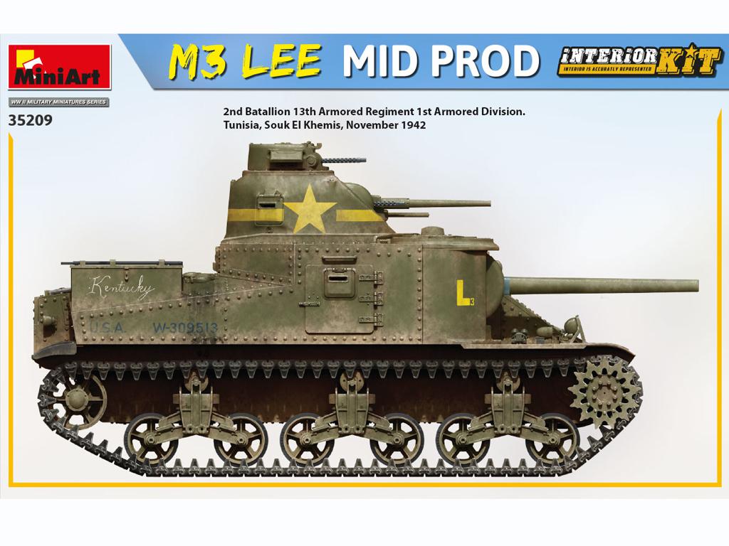 M3 LEE Mid Production. Interior Kit (Vista 3)