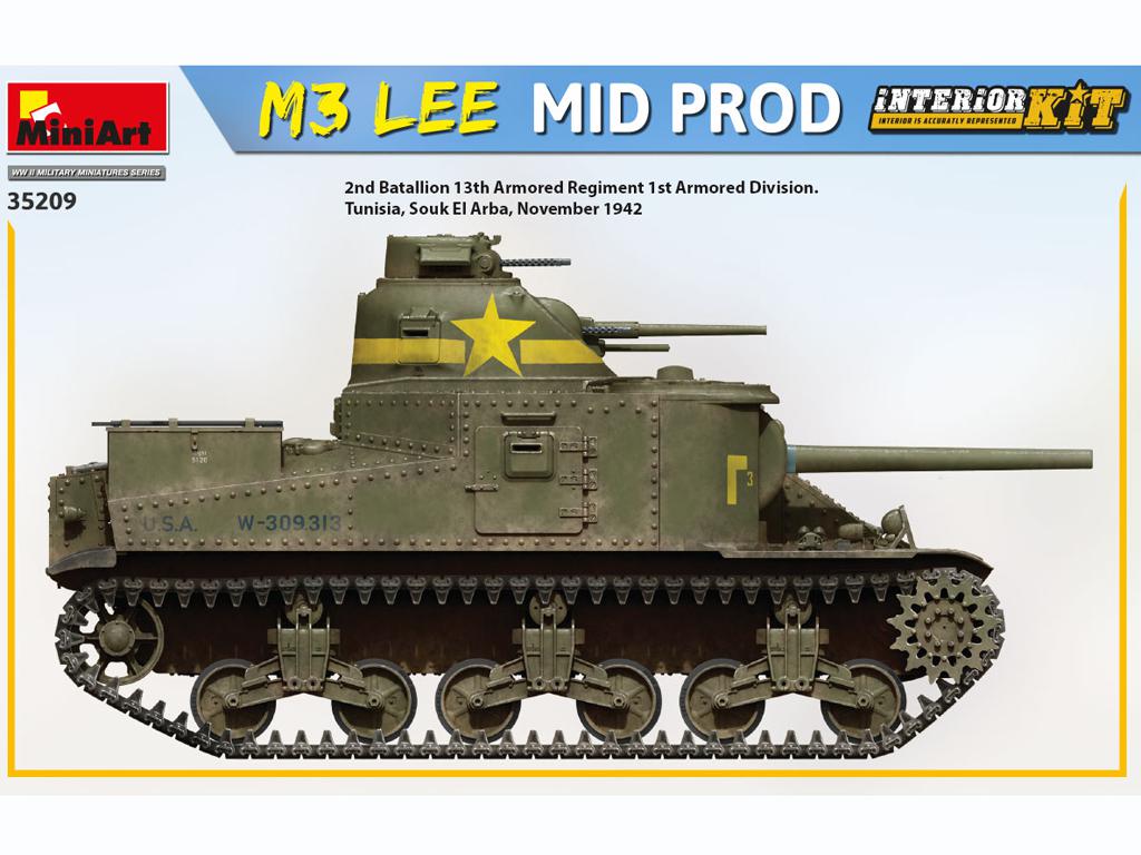 M3 LEE Mid Production. Interior Kit (Vista 5)