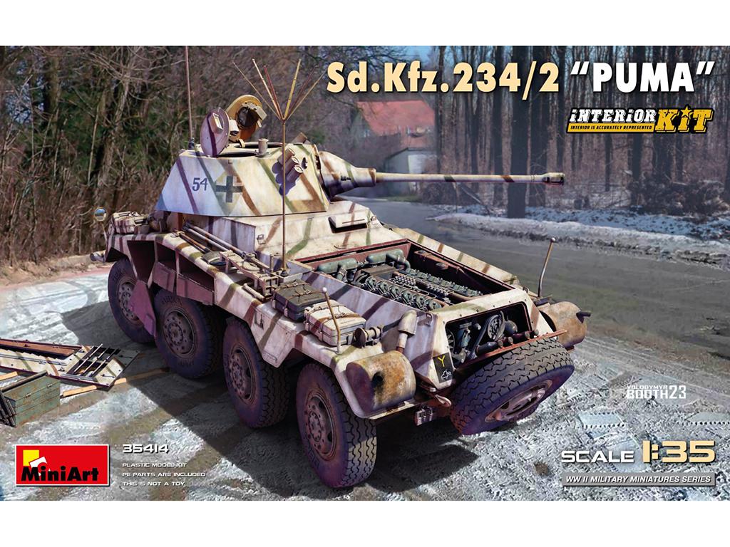 Sd.Kfz. 234/2 Puma. Interior Kit (Vista 1)