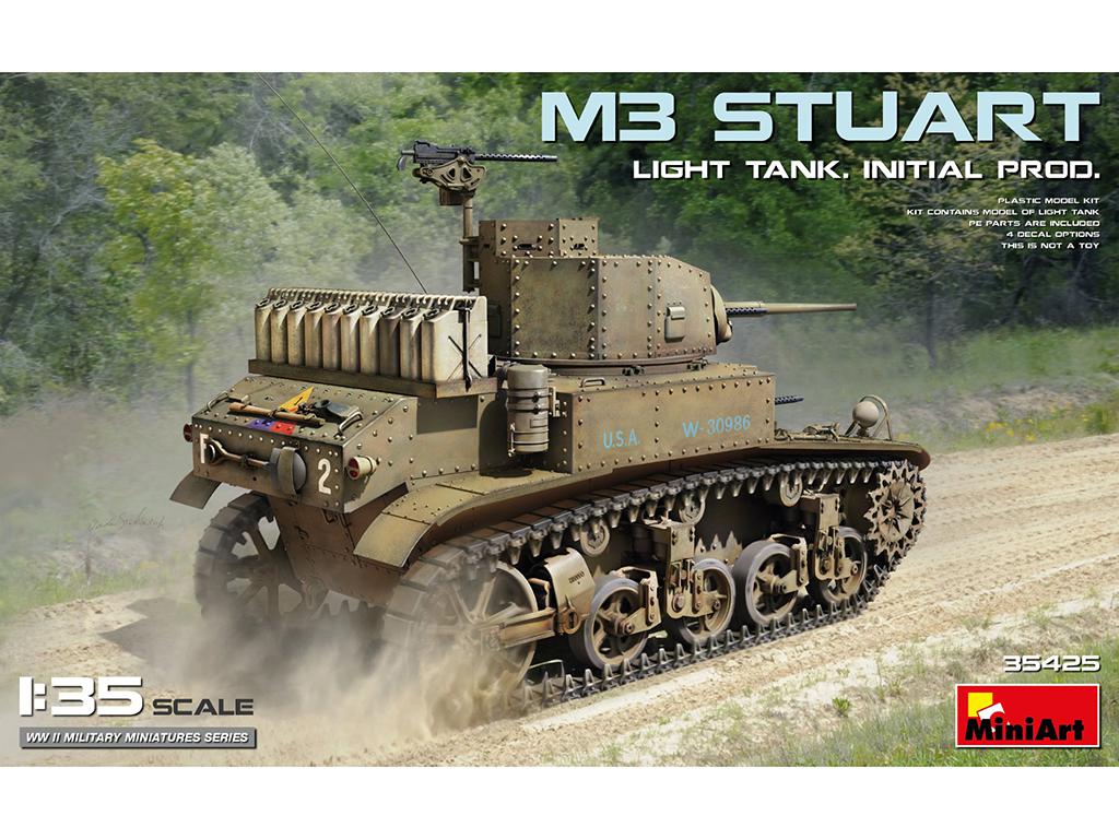 M3 Stuart Light Tank, Initial Prod. (Vista 1)