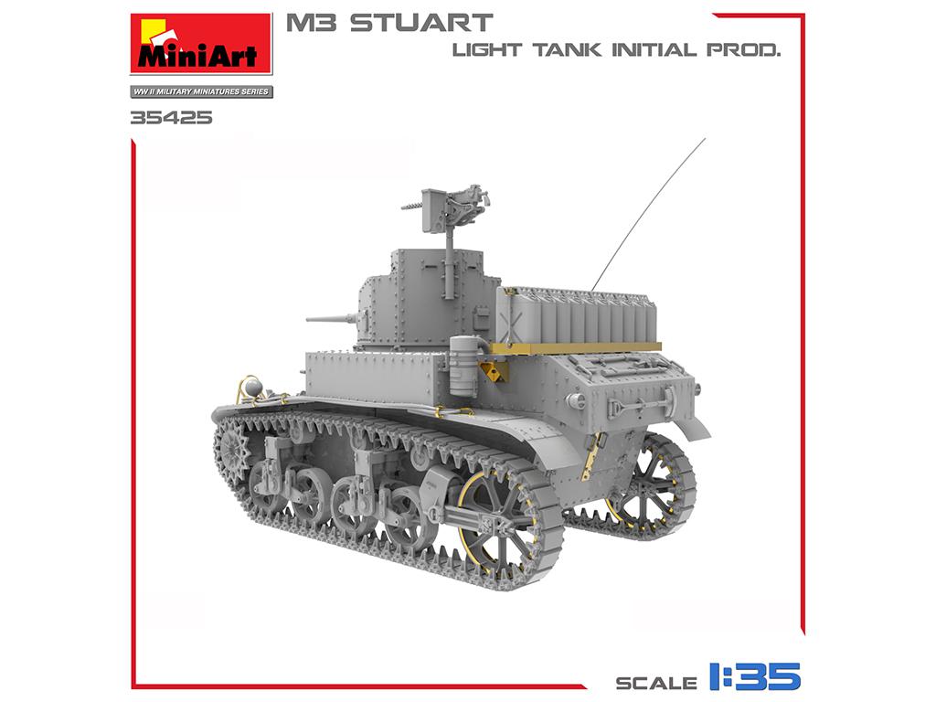 M3 Stuart Light Tank, Initial Prod. (Vista 3)