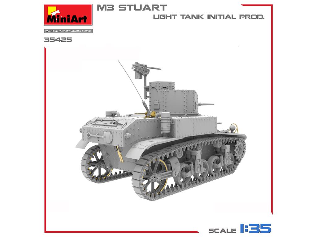 M3 Stuart Light Tank, Initial Prod. (Vista 4)