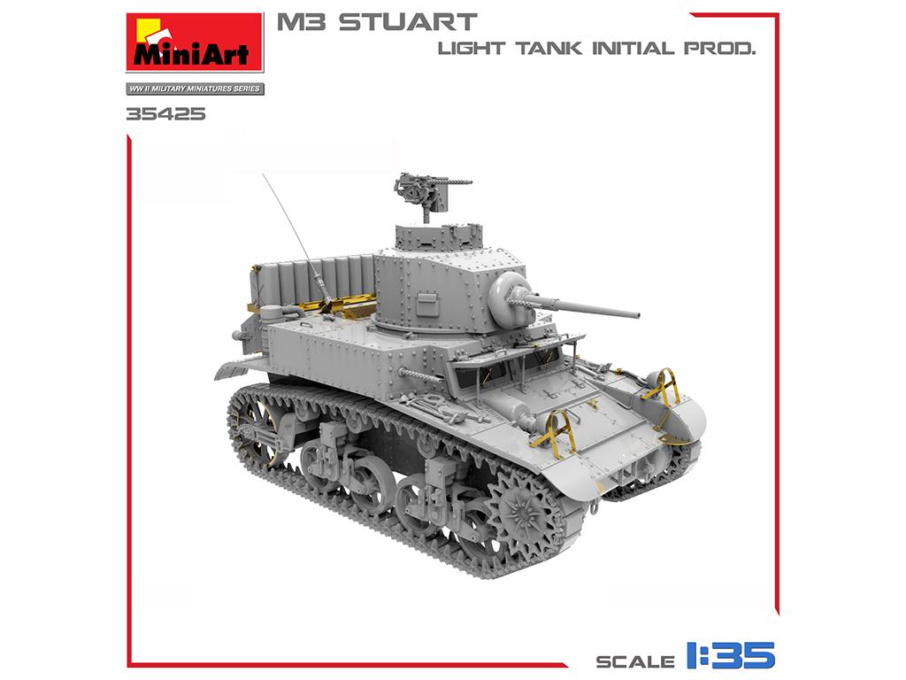 M3 Stuart Light Tank, Initial Prod. (Vista 6)