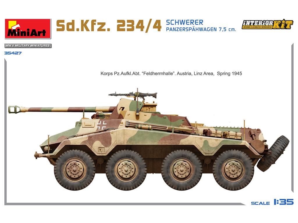 Sd.Kfz. 234/4 Schwerer Panzerspahwagen with a 7.5 cm gun (Vista 10)