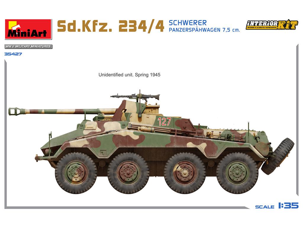 Sd.Kfz. 234/4 Schwerer Panzerspahwagen with a 7.5 cm gun (Vista 11)