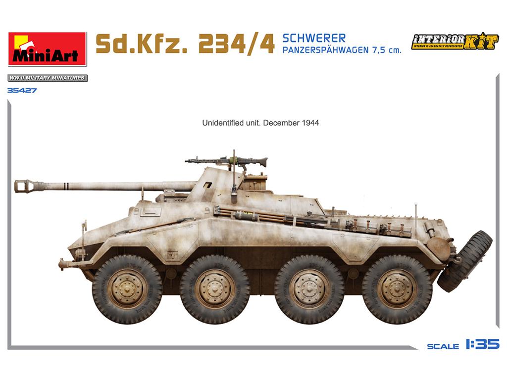 Sd.Kfz. 234/4 Schwerer Panzerspahwagen with a 7.5 cm gun (Vista 12)