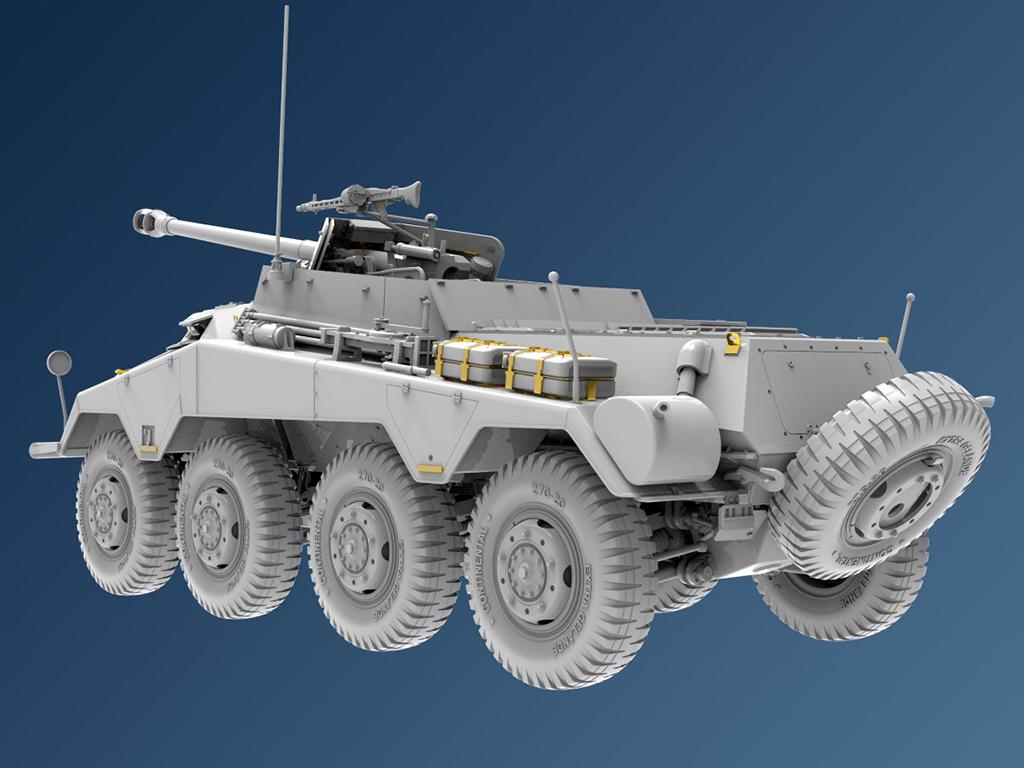 Sd.Kfz. 234/4 Schwerer Panzerspahwagen with a 7.5 cm gun (Vista 3)