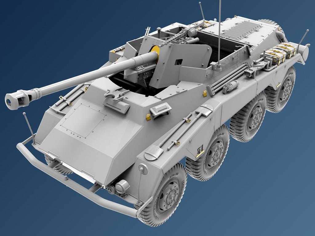 Sd.Kfz. 234/4 Schwerer Panzerspahwagen with a 7.5 cm gun (Vista 4)