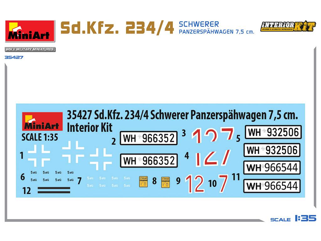 Sd.Kfz. 234/4 Schwerer Panzerspahwagen with a 7.5 cm gun (Vista 8)