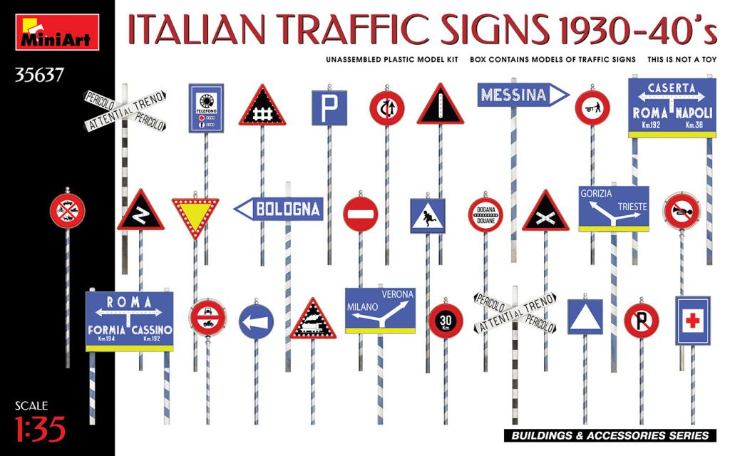 Señales Trafico Italianas 1930-1940 (Vista 1)