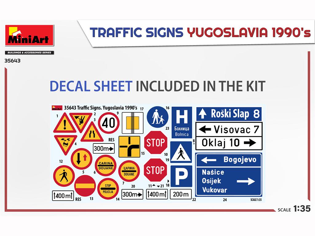 Señales de tráfico. Yugoslavia años 90 (Vista 2)