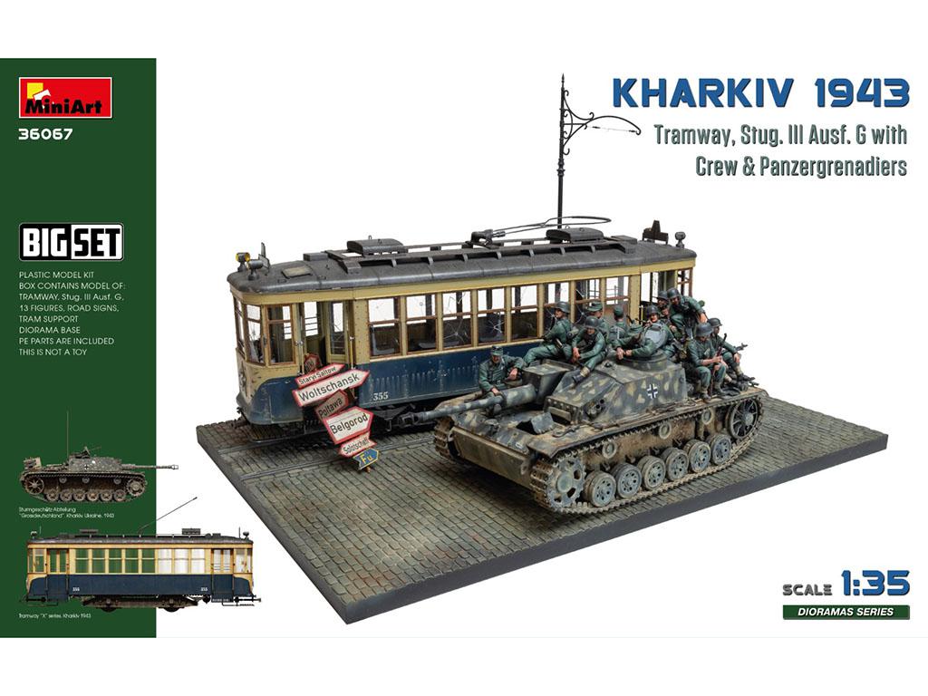 Kharkiv 1943: Tram & Stug. III Ausf. G w/Crew. (Vista 1)