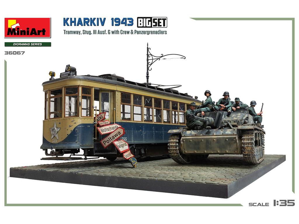 Kharkiv 1943: Tram & Stug. III Ausf. G w/Crew. (Vista 4)