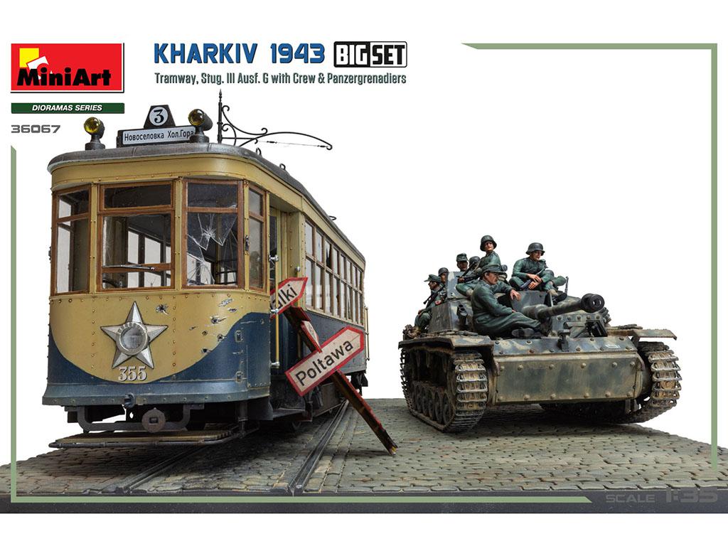 Kharkiv 1943: Tram & Stug. III Ausf. G w/Crew. (Vista 5)