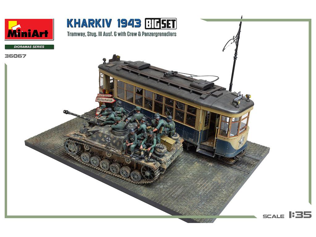 Kharkiv 1943: Tram & Stug. III Ausf. G w/Crew. (Vista 7)