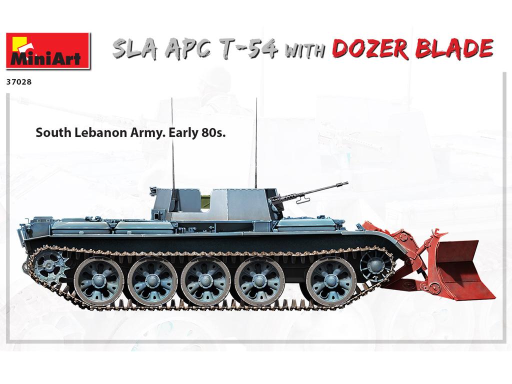 SLA APC T-54 w/Dozer Blade. Interior Kit (Vista 5)