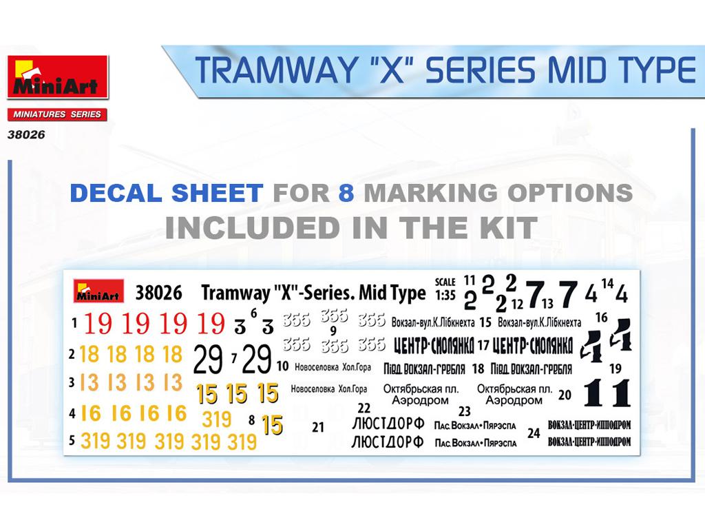Tramway X -Series. Mid Type (Vista 3)